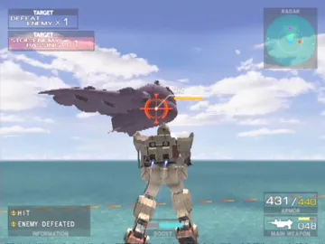 Mobile Suit Gundam - Federation vs. Zeon screen shot game playing